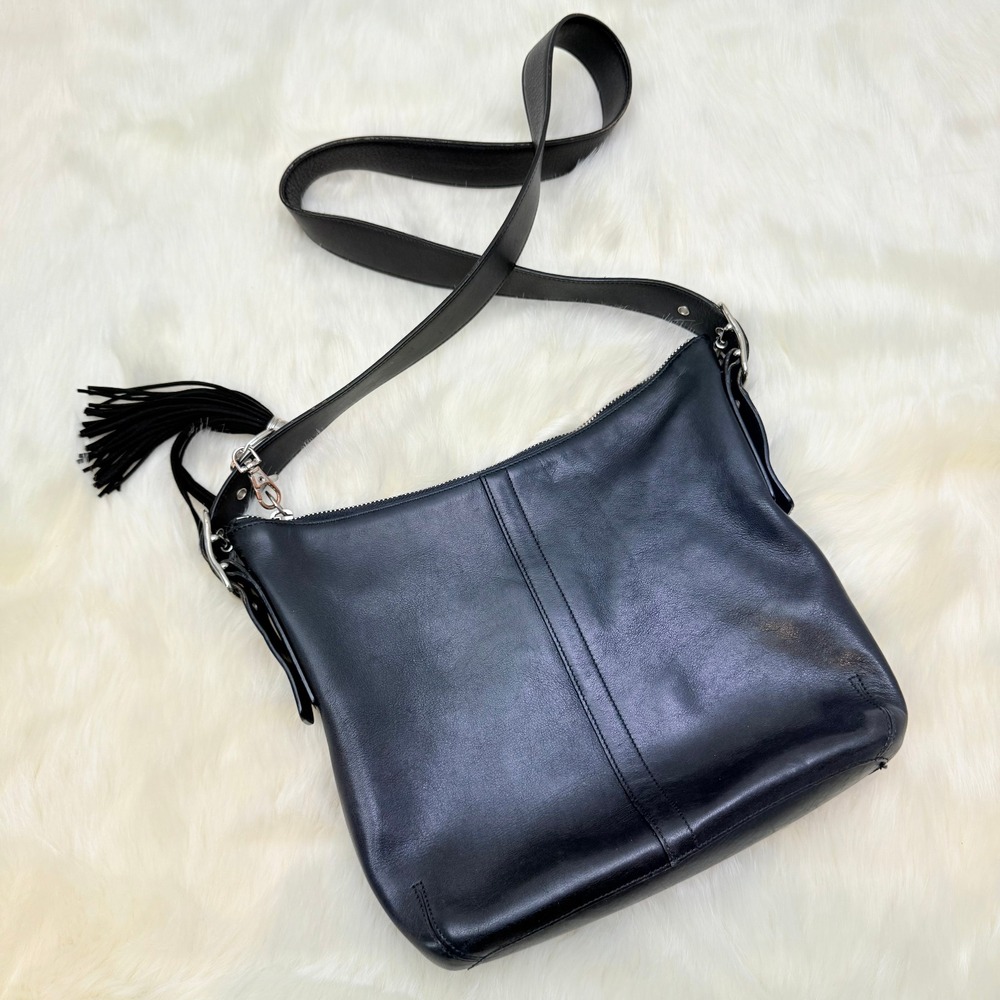 Coach | Vintage Leather Hobo Crossbody in Black - 9362